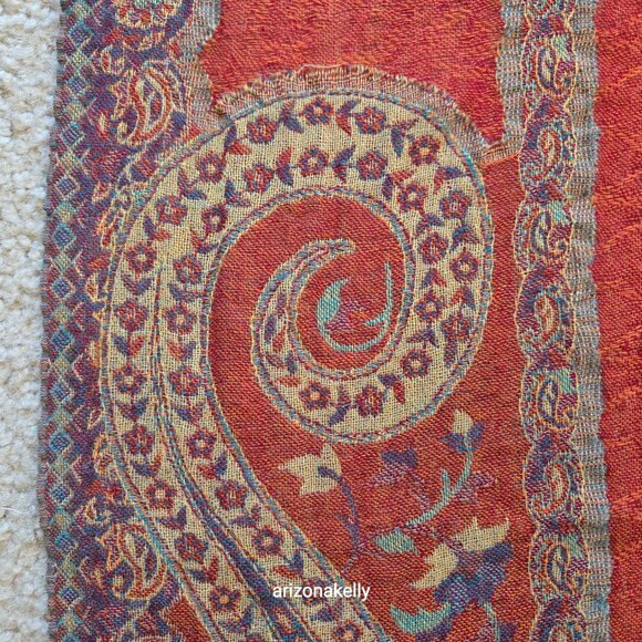 NWT Devernois Woven Wool Scarf French - Picture 9 of 15